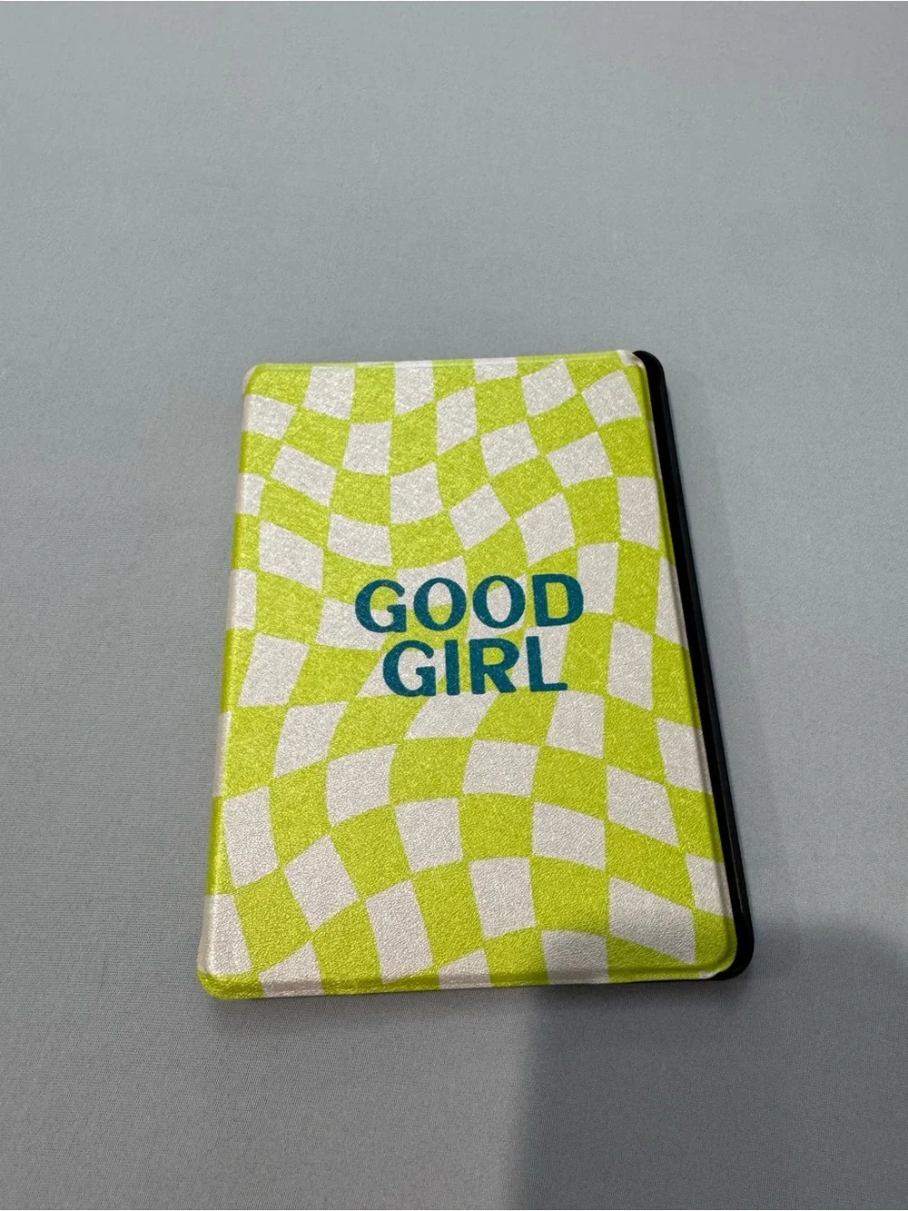 Page the Shop Good Girl Vol. 1 Kindle Case Lime Green Checkerboard